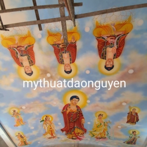 Bật mí đơn vị vẽ tranh tường Phật giáo tại TPHCM