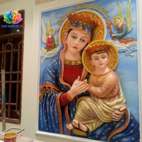 Bộ siêu tập những mẫu phù điêu tranh công giáo đẹp, độc đáo