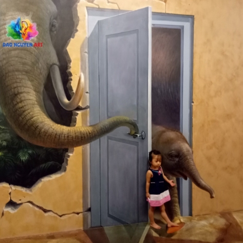 Công ty chuyên nhận vẽ tranh 3D cho quán cafe uy tín hàng đầu