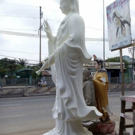 Địa chỉ điêu khắc tượng Phật Quan Âm tinh tế