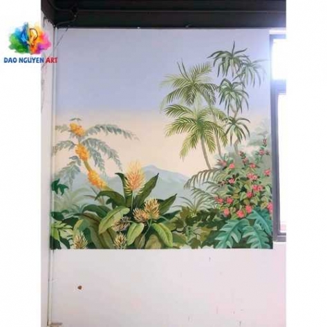 Dịch Vụ Vẽ Tranh Tường Quán Cafe Giá Rẻ | Sáng Tạo - Ấn Tượng