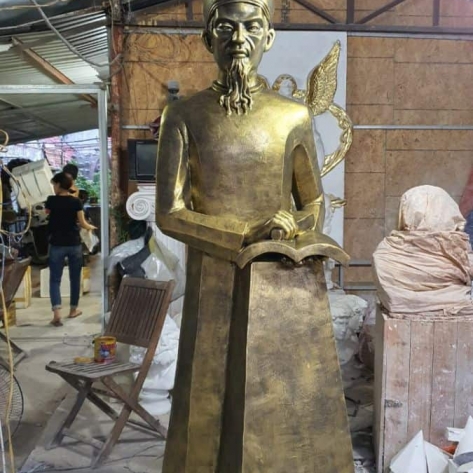 Đơn vị điêu khắc tượng danh nhân bằng xi măng theo yêu cầu