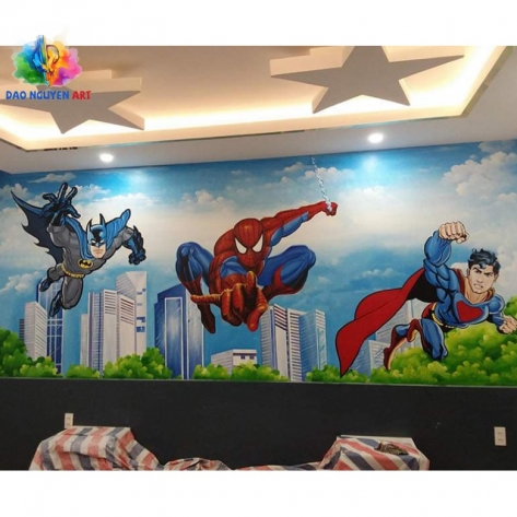 Hướng dẫn vẽ tranh tường phòng bé theo độ tuổi