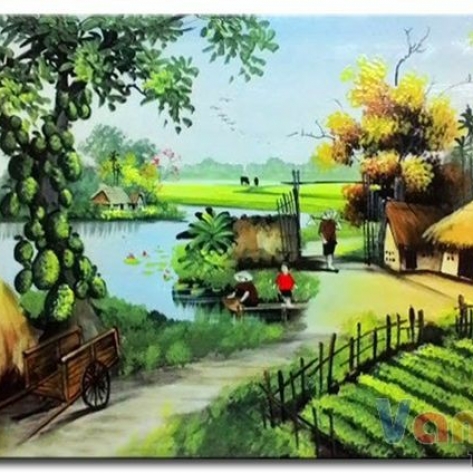 Mách bạn địa chỉ chuyên vẽ tranh sơn dầu phong cảnh đẹp