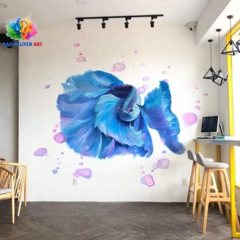 Nhận vẽ tranh tường đẹp độc đáo nhất phù hợp từng không gian