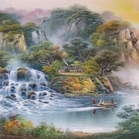 Tạo điểm nhấn nghệ thuật với mẫu tranh sơn dầu cổ điển đẹp
