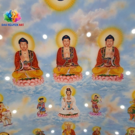 Tham khảo ngay địa chỉ vẽ tranh tường Phật Giáo uy tín