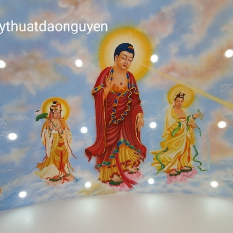 Tìm đâu ra đơn vị vẽ tranh tường phật giáo chất lượng?