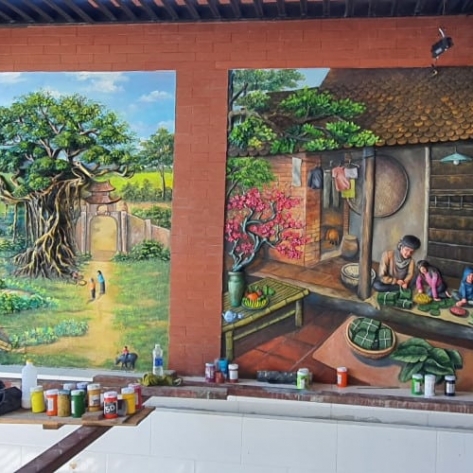 Tìm kiếm đơn vị thi công tranh phù điêu xi măng tại Đà Lạt