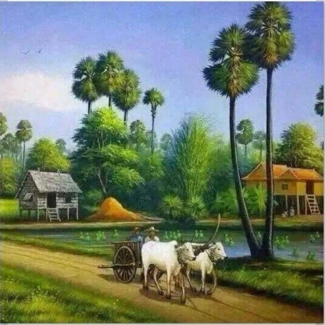 Tranh vẽ đồng quê