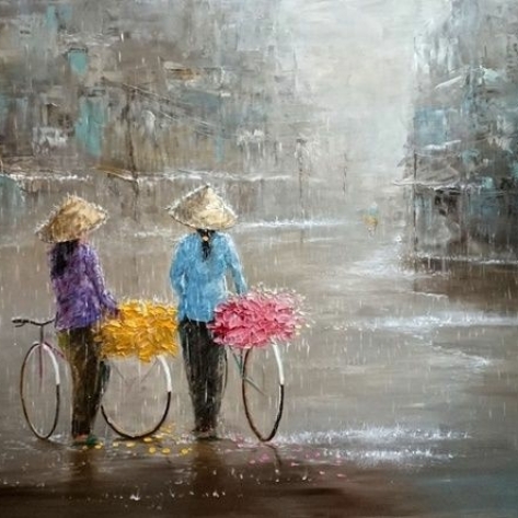 Vẽ tranh nghệ thuật sơn dầu - bền bỉ theo thời gian 