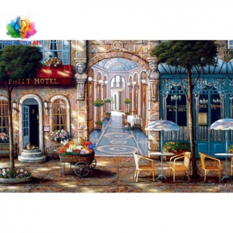 Vẽ tranh tường 3d quán café tại tphcm sống động như thật