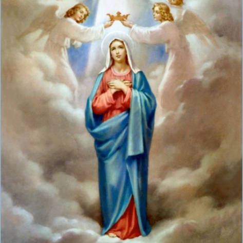 Xu hướng vẽ tranh tường công giáo Đức mẹ Maria