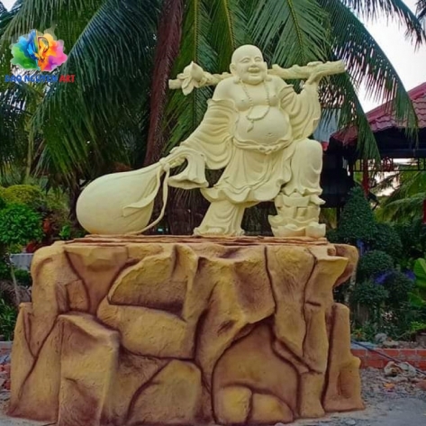 Xưởng điêu khắc tượng Phật Di Lặc bằng xi măng chuyên nghiệp tại TPHCM