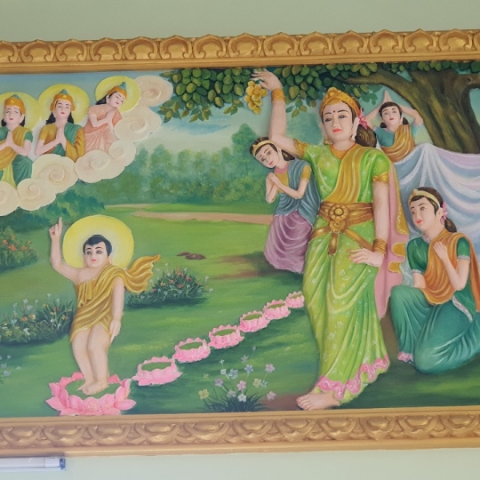 Tranh tường Cuộc Đời Đức Phật