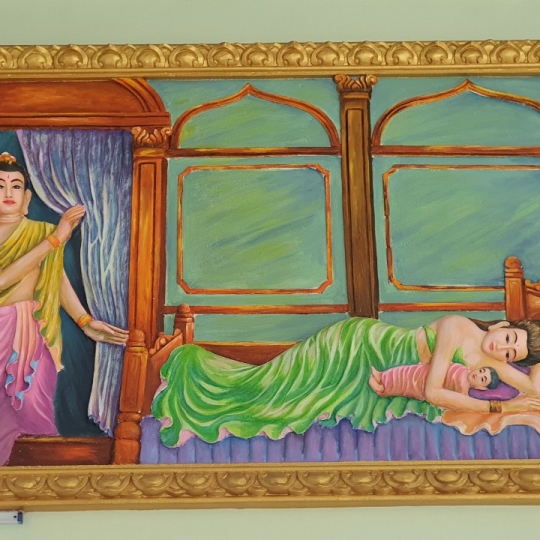 Tranh tường Cuộc Đời Đức Phật