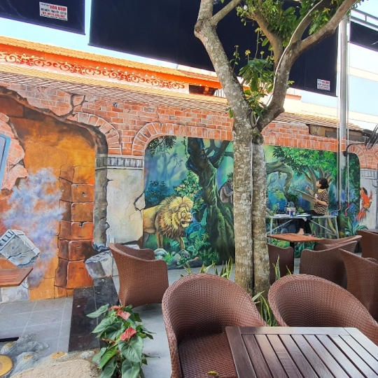 Tranh Tường 3D Khu Rừng