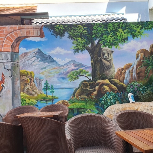 Tranh Tường 3D Khu Rừng