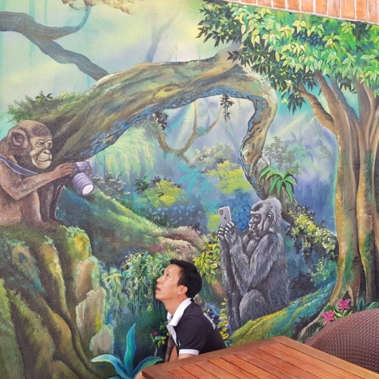 Tranh Tường 3D Khu Rừng