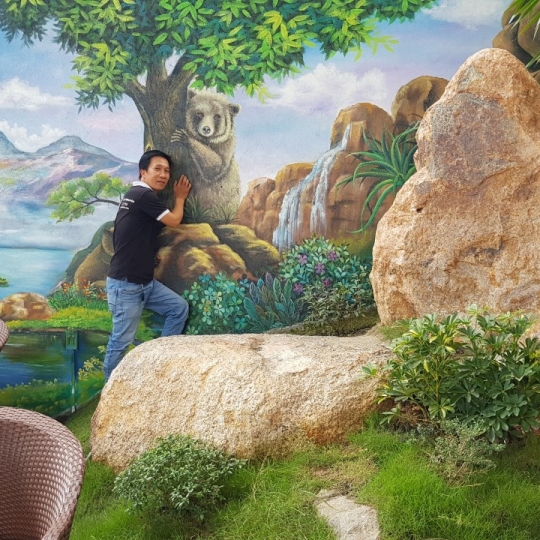 Tranh Tường 3D Khu Rừng