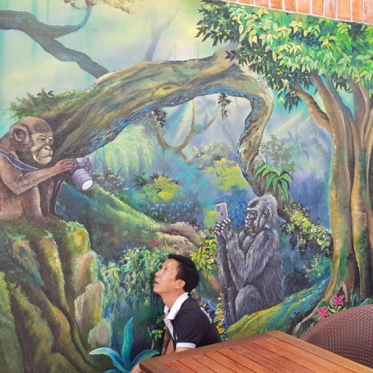 Tranh Tường 3D Khu Rừng