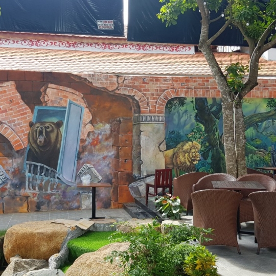 Tranh Tường 3D Khu Rừng