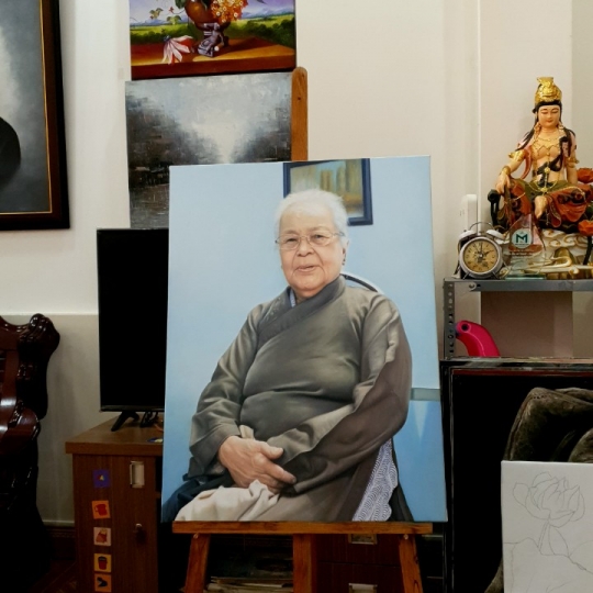 Tranh Sơn Dầu Chân Dung Đẹp 