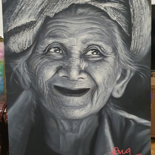 Tranh Sơn Dầu Chân Dung Đẹp 
