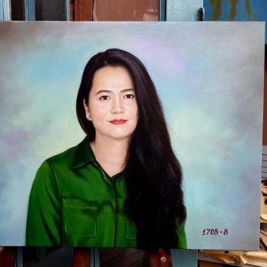 Tranh Sơn Dầu Chân Dung Đẹp 