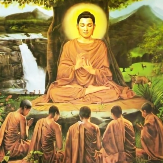 Tranh Vẽ Cuộc Đời Đức Phật Thích Ca đẹp có hồn | Đào Nguyên