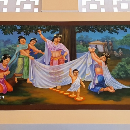 Tranh Phật Giáo Đẹp Mẹ Quan Âm đại từ đại bi độ chúng
