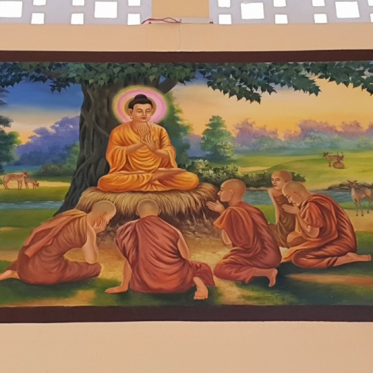 Tranh Phật Giáo Đẹp tôn dung Phật A Di Đà