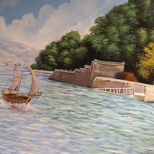 Vẽ Tranh tường phong cảnh đẹp