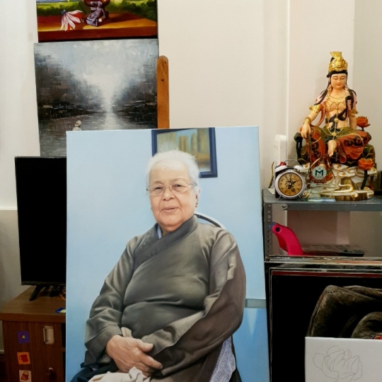 Tranh Sơn dầu chân dung