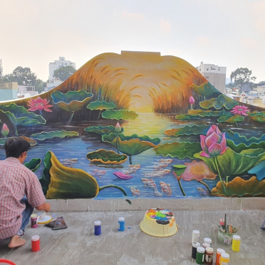 Tranh phù điêu bức tường
