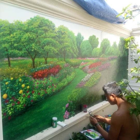 Tranh Tường Phong Cảnh