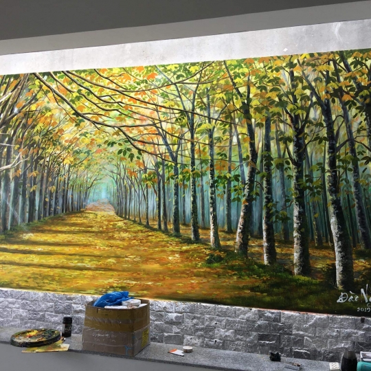 Tranh Tường Phong Cảnh