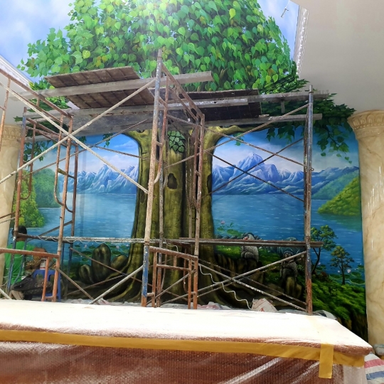 Tranh chánh điện phât giáo