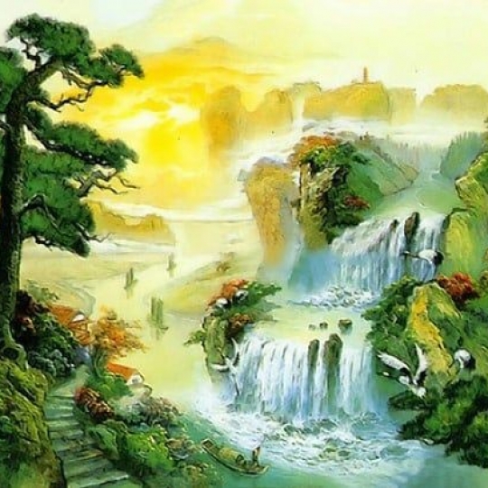 Tranh Tường Phong Cảnh