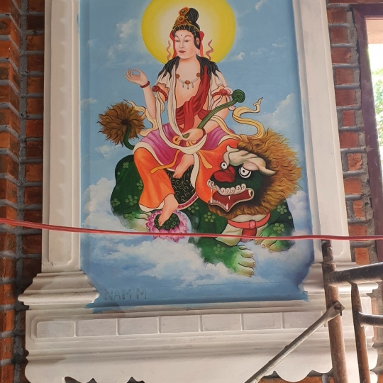 Vẽ Tranh Tường Phật Giáo