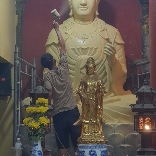 Tượng Phật Bằng Xi Măng Đẹp 