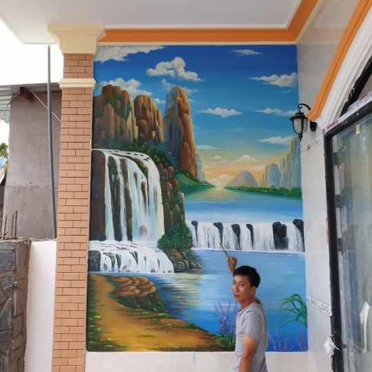 Tranh Tường Phong Cảnh