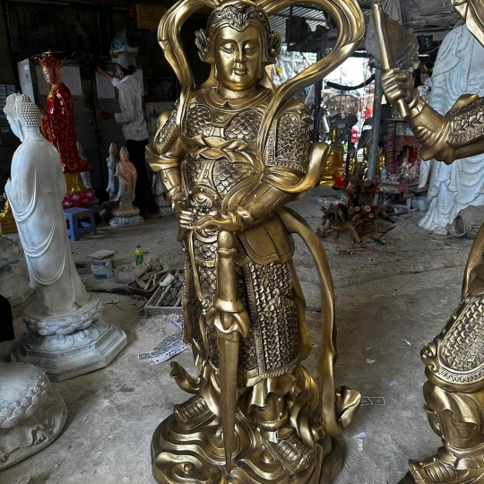 Bộ Tượng Phật Tiêu Diện Hộ Pháp