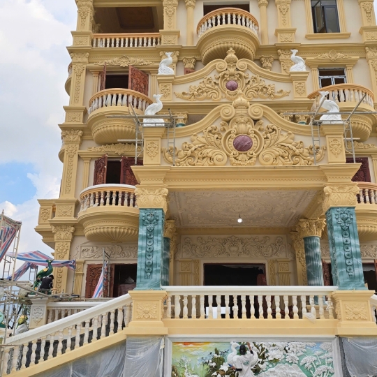 Đắp Vẽ Hoa Văn - Phù Điêu - Phào Chỉ Biệt Thự