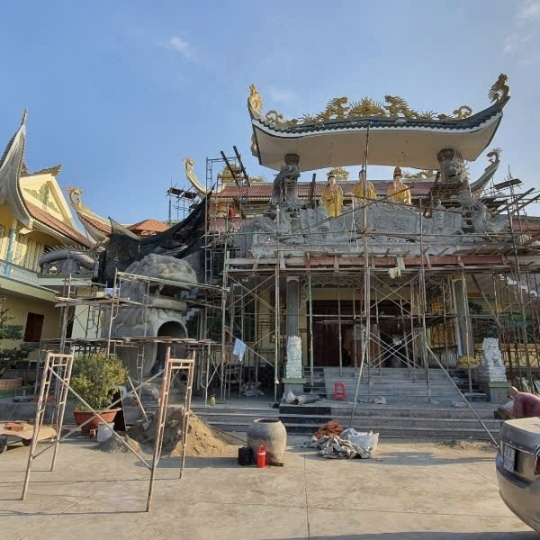 Điêu Khắc Phù Điêu Trang Trí Đình Chùa