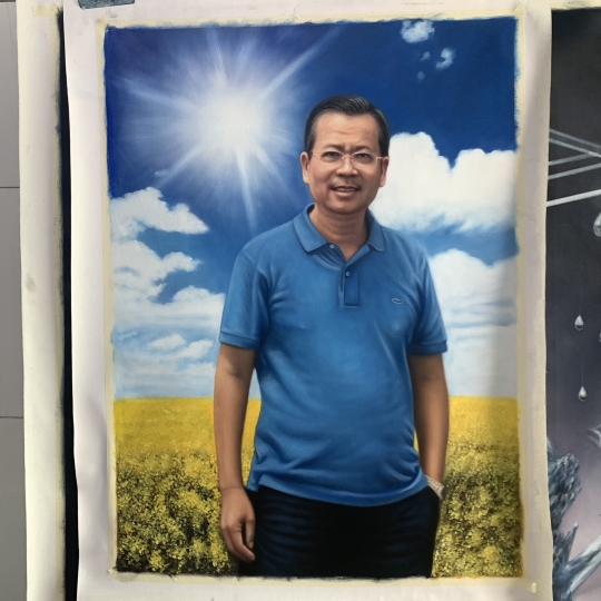 Tranh Chân Dung Theo yêu Cầu 