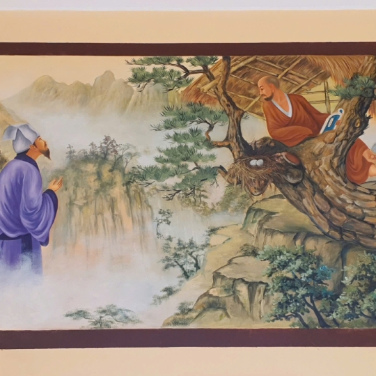 Tranh Phật Giáo Lục Viễn Và Bố Đại Hòa Thượng Đàm Đạo