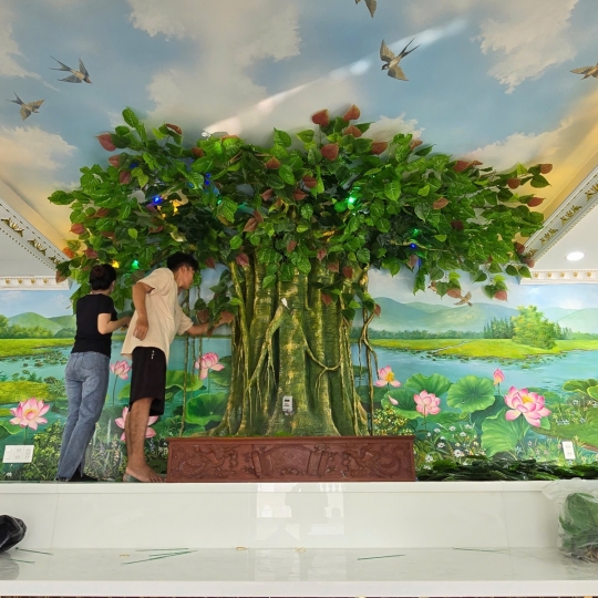 Tranh Phù Điêu Cây Bồ Đề