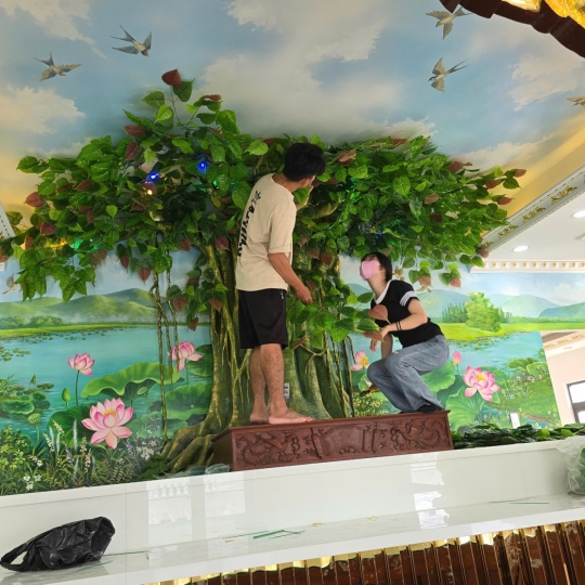 Tranh Phù Điêu Cây Bồ Đề