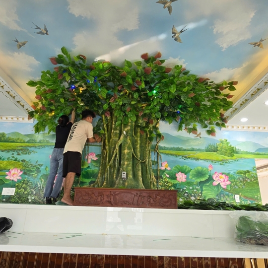 Tranh Phù Điêu Cây Bồ Đề